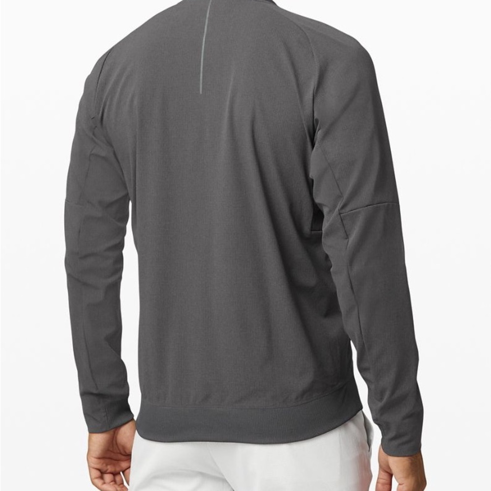 Lululemon Men’s Airing Easy Bomber Gray Jacket M - Picture 2 of 8